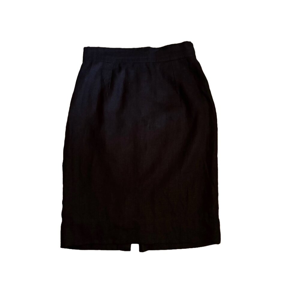 Posse Linen Skirt - Black